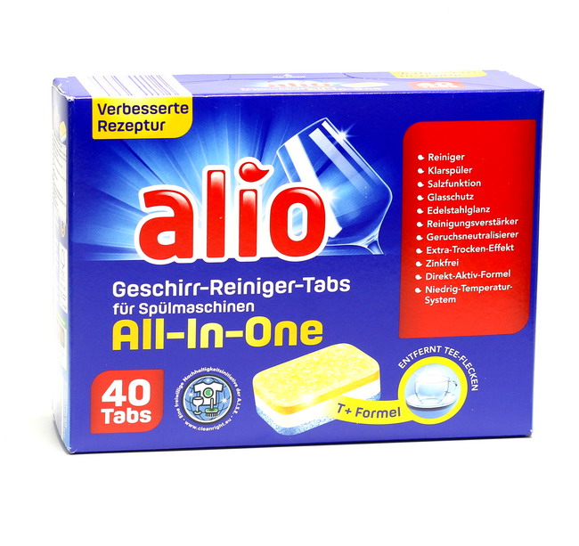 Viên rửa Alio All in One hộp 40 viên
